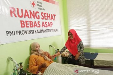 RSBA PMI Kalteng ramai didatangi warga terdampak asap