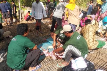 725 KK di Pulau Sapudi menerima daging kurban dari Dompet Dhuafa