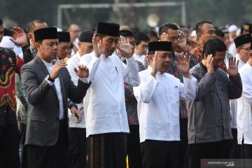 Presiden shalat Idul Adha di Bogor