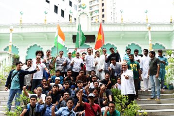 Timnas U-18 Indonesia laksanakan shalat Idul Adha di Vietnam