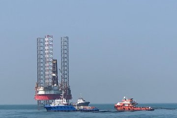 Kapal KN Alugara diturunkan untuk atasi tumpahan minyak Pertamina