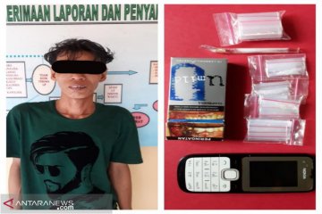 Buruh pemilik 11 paket sabu-sabu ditangkap di Banjarmasin