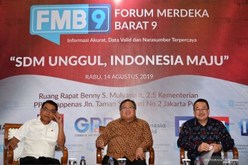 Diskusi Forum Merdeka Barat bahas SDM unggul Indonesia maju