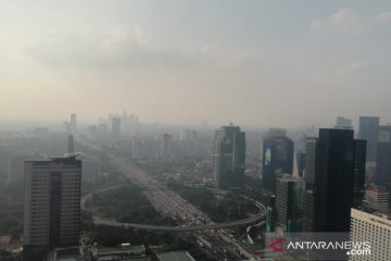 Kualitas udara Jakarta Rabu Sore kategori sedang