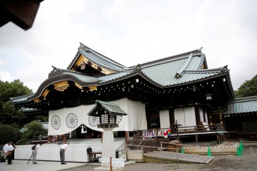 Seorang tersangka ditangkap karena merecoki  kuil Yasukuni