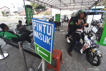 Ini harapan pengemudi ojek daring Stasiun Manggarai