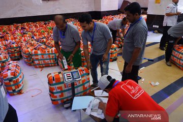 Persiapan kepulangan jamaah haji Indonesia