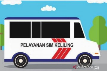Pelantikan DPR, lima lokasi layanan SIM Keliling di Jakarta, Selasa