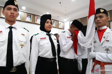 Gubernur Sumbar kukuhkan paskibraka tingkat provinsi