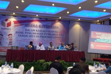 Bawaslu Lampung berikan ribuan rekomendasi selama Pemilu 2019