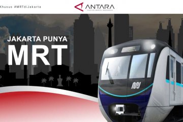 Meriahkan HUT RI, MRT buat instalasi sejarah kereta Indonesia