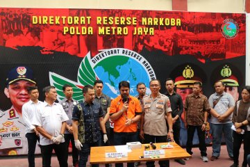 Rio Reifan ucapkan terima kasih kepada Ditresnarkoba Polda Metro Jaya