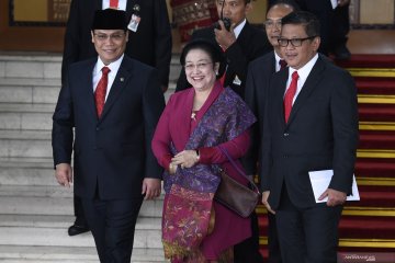 Megawati Soekarnoputri hadiri Sidang Bersama DPD-DPR
