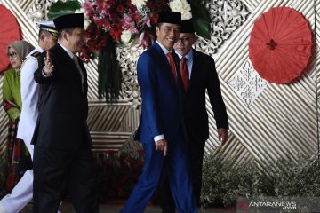 Presiden Jokowi tiba di Komplek Parlemen