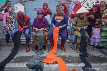 Superhero memeriahkan acara HUT RI