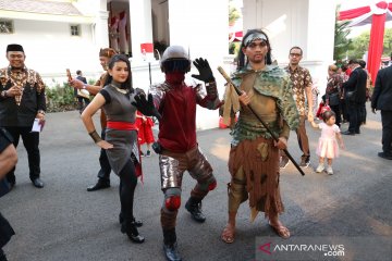 Ada Gundala di upacara penurunan bendera