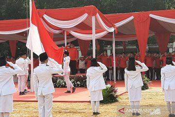PDIP selenggarakan upacara peringatan HUT Ke-74 RI di Jakarta