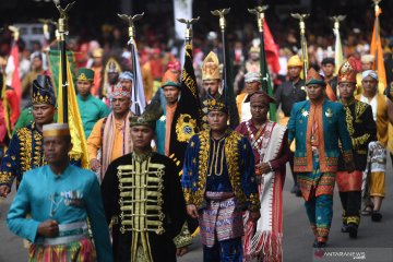 Warna warni peserta Upacara Peringatan Detik-Detik Proklamasi