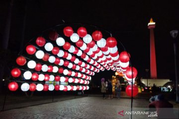 Sambut HUT RI, Monas hadirkan festival lampu hias