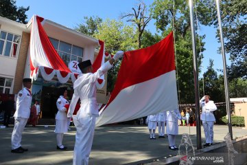 Upacara 17 Agustus di KBRI Beijing