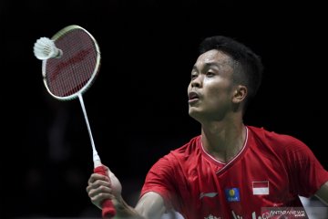 Anthony Ginting melaju ke babak kedua Kejuaraan Dunia Bulu Tangkis