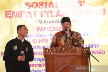 MPR lakukan sosialisasi Empat Pilar di Riau ala Panggung Toktan