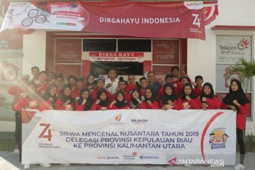 Peserta SMN Kepulauan Riau kunjungi kantor BUMN di Tarakan