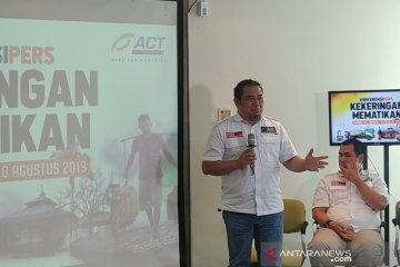 ACT beri bantuan air bersih-pangan-medis untuk wilayah kekeringan