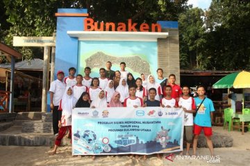 Peserta SMN Jawa Tengah kagum keindahan Bunaken