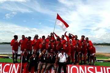 Tim dragon boat Indonesia bawa pulang status juara dunia dari Thailand