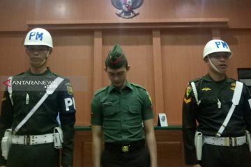 Oknum TNI terdakwa mutilasi menangis dituntut penjara seumur hidup