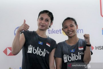 Della/Rizki lalui ujian pertama, menang atas ganda putri Ukraina