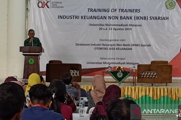 OJK latih dosen NTB tentang industri keuangan nonbank syariah