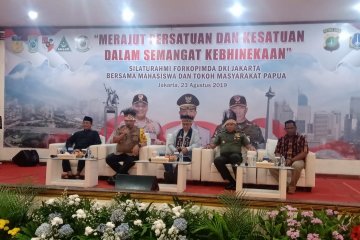 Fokopimda Jakarta bertemu tokoh/mahasiswa Papua bicarakan kebinekaan
