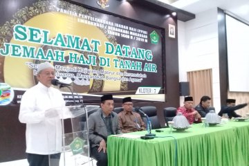 3.178 jamaah haji debarkasi Makassar kembali ke Tanah Air