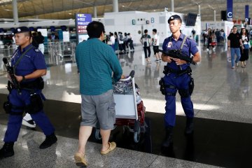 Bandara Hong Kong kembali jadi sasaran unjuk rasa