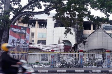 Polisi investigasi cari pembakar Gedung MRP