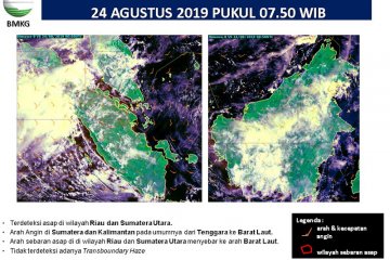 584 titik panas indikasi Karhutla "kepung" Sumatera