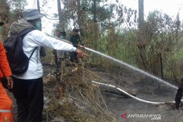 Tim gabungan berhasil padamkan kebakaran hutan di kawasan Merapi