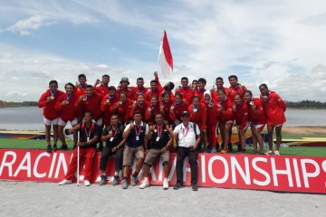Indonesia bawa tujuh medali dari kejuaraan dunia perahu naga