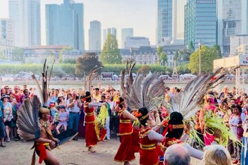 Budaya  Papua tampil di  Museumuferfest Frankfurt