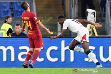 Roma tiga kali unggul tapi akhirnya ditahan imbang Genoa 3-3