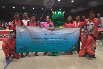 Indonesia raih empat emas dalam Kejuaraan Dunia Para-Badminton