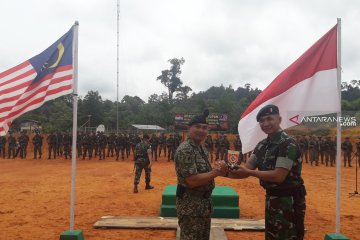Patroli patok terkoordinasi ajang silaturahmi prajurit RI-Malaysia