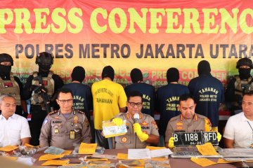 Polres Jakarta Utara bongkar jaringan pemalsu plat nomor dinas