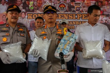 Polresta Pekanbaru gagalkan peredaran sabu 18 kg