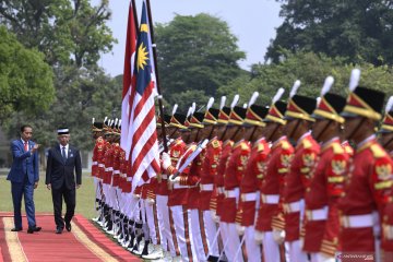 Presiden sambut Raja Malaysia