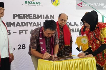 AEON-Baznas pulihkan SMK Muhammadiyah Marawola-Sigi pascagempa