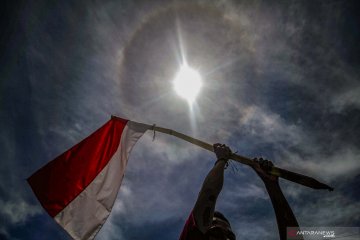 Fenomena halo di langit kota Lhokseumawe