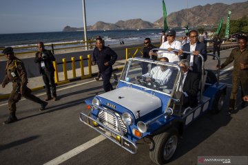 Peresmian jembatan BJ Habibie di Timor Leste